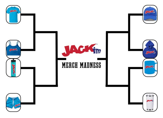 Merch Madness bracket graphic