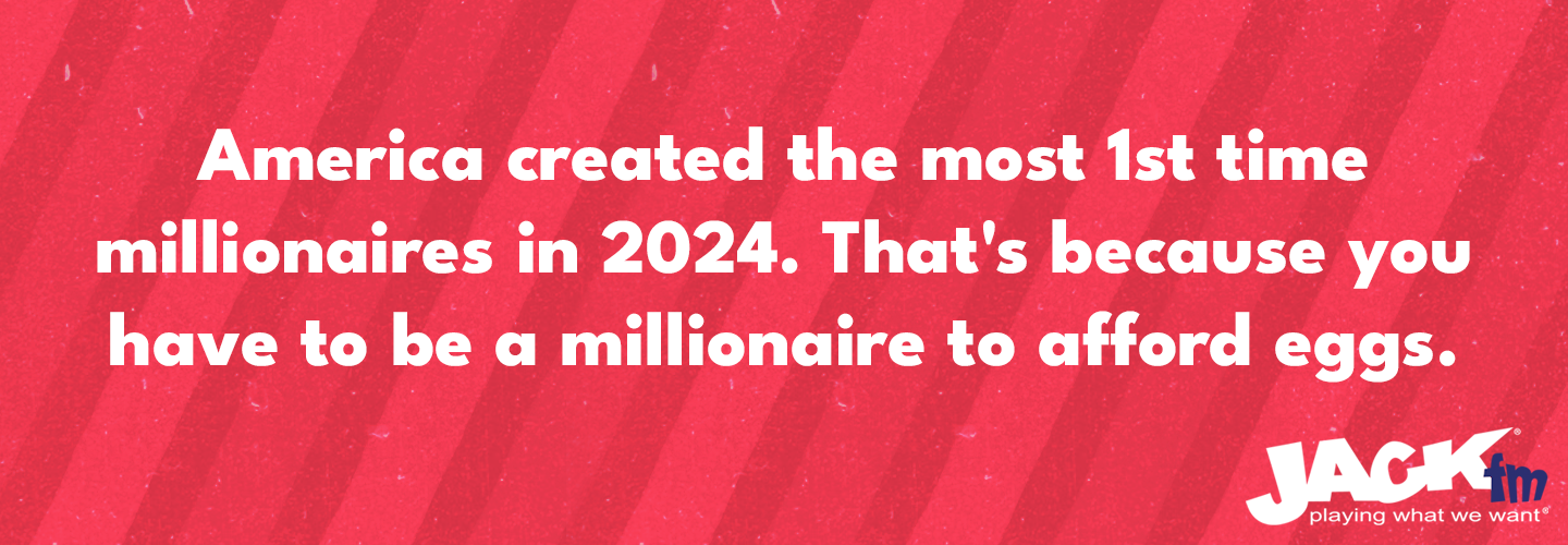 Millionaires Can Afford Eggs