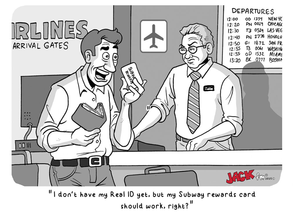 Subway Rewards Card and Real ID