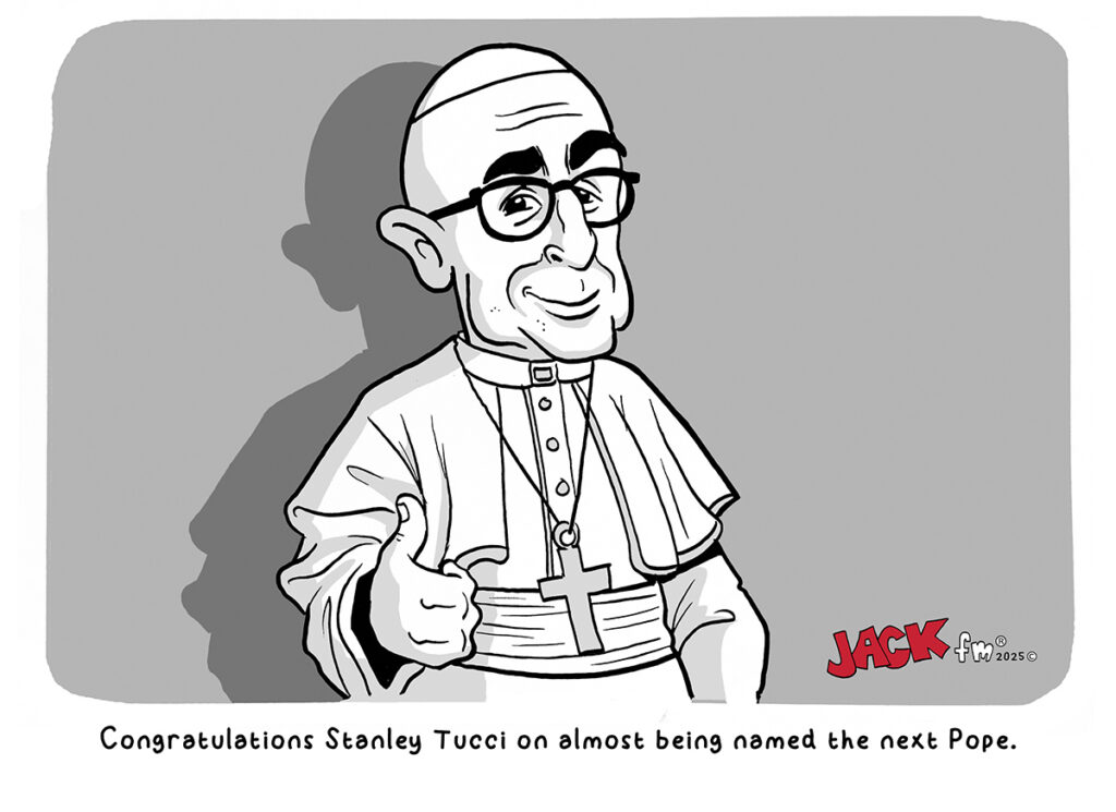 Stanley Tucci Pope