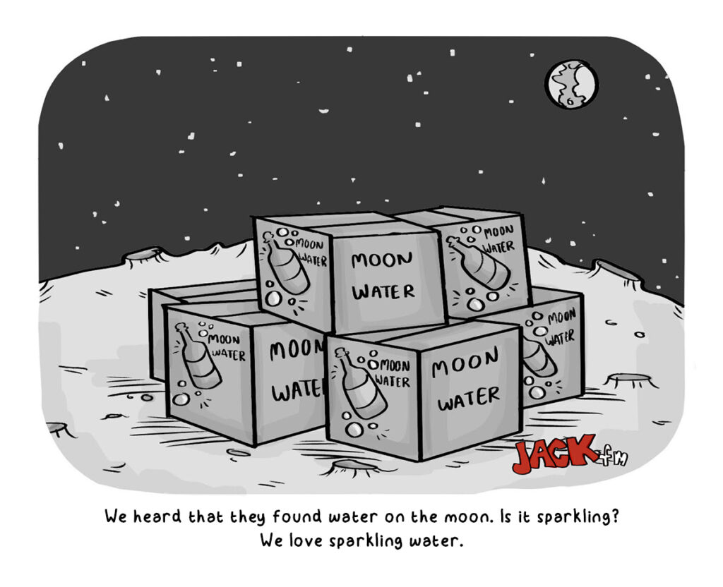 Moon Sparkling Water