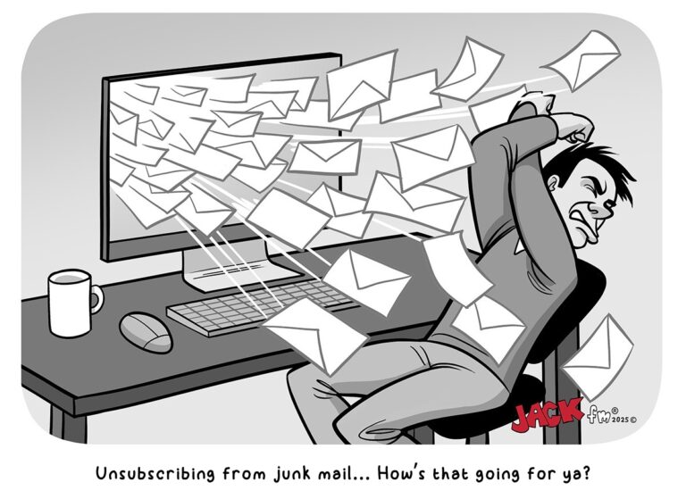 Junk mail barrage