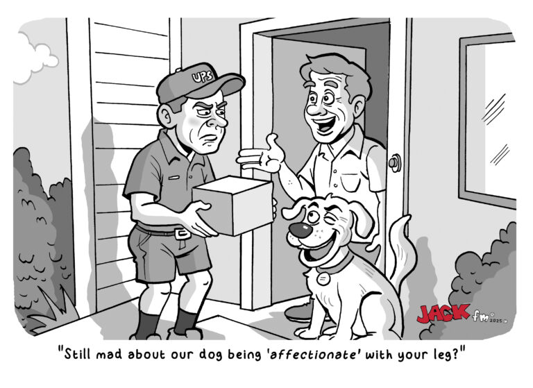 Friendly dog